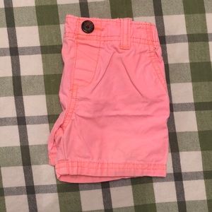 Carter’s Neon Orange shorts size 12 months
